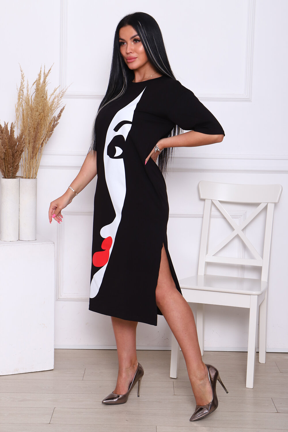 Натали Платье 339435 24269 черный