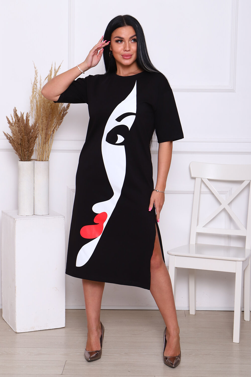 Натали Платье 339435 24269 черный