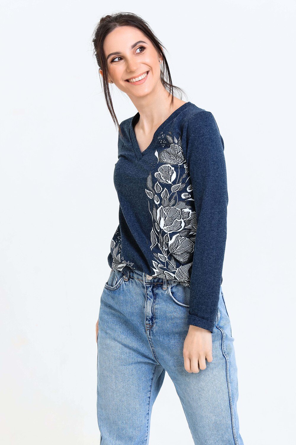 Натали Джемпер 355137 Джемпер Чезари синий