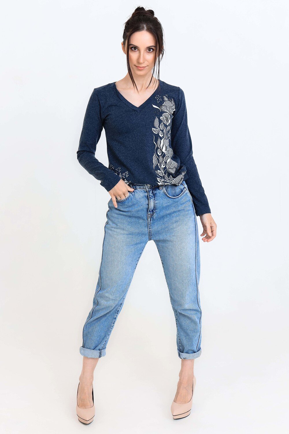 Натали Джемпер 355137 Джемпер Чезари синий