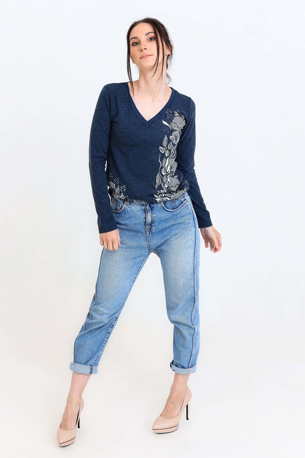 Натали Джемпер 355137 Джемпер Чезари синий