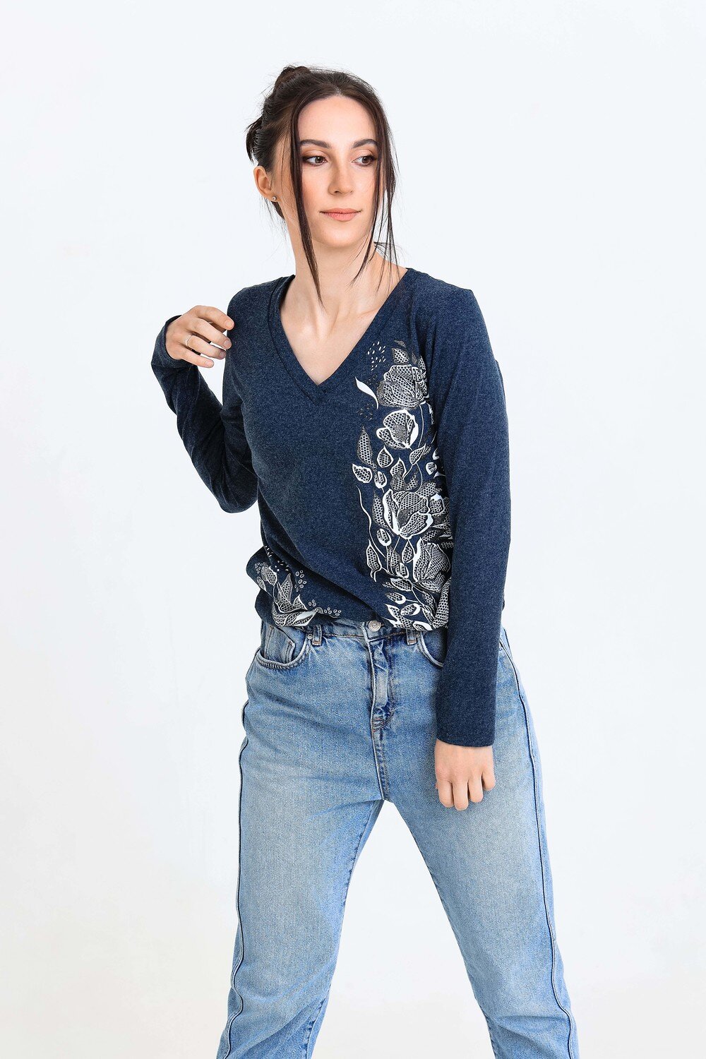 Натали Джемпер 355137 Джемпер Чезари синий