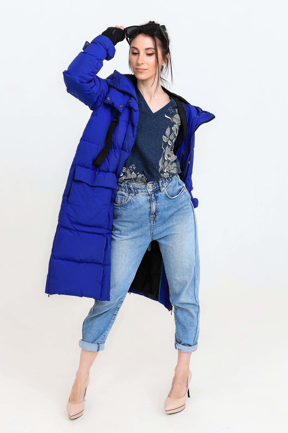 Натали Джемпер 355137 Джемпер Чезари синий