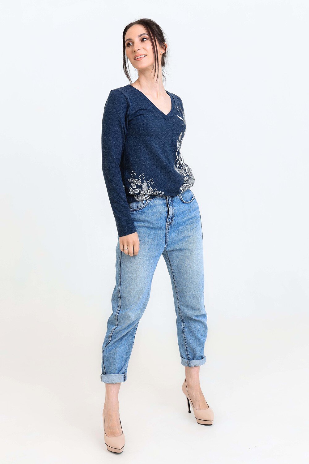 Натали Джемпер 355137 Джемпер Чезари синий