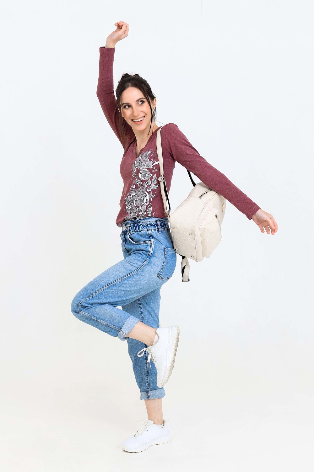 Натали Джемпер 355150 Джемпер Чезари сухая роза