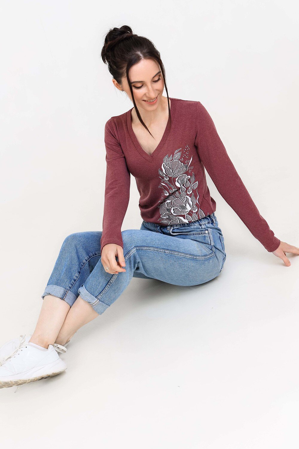 Натали Джемпер 355150 Джемпер Чезари сухая роза