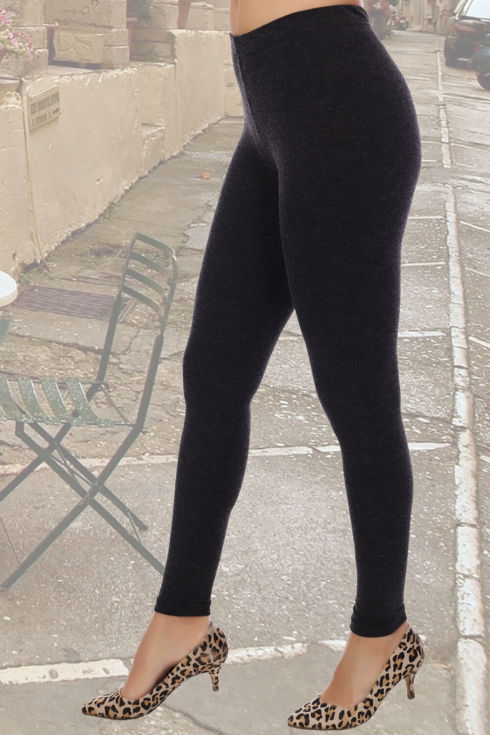 Натали Лосины 355425 Леггинсы Бискотти черный