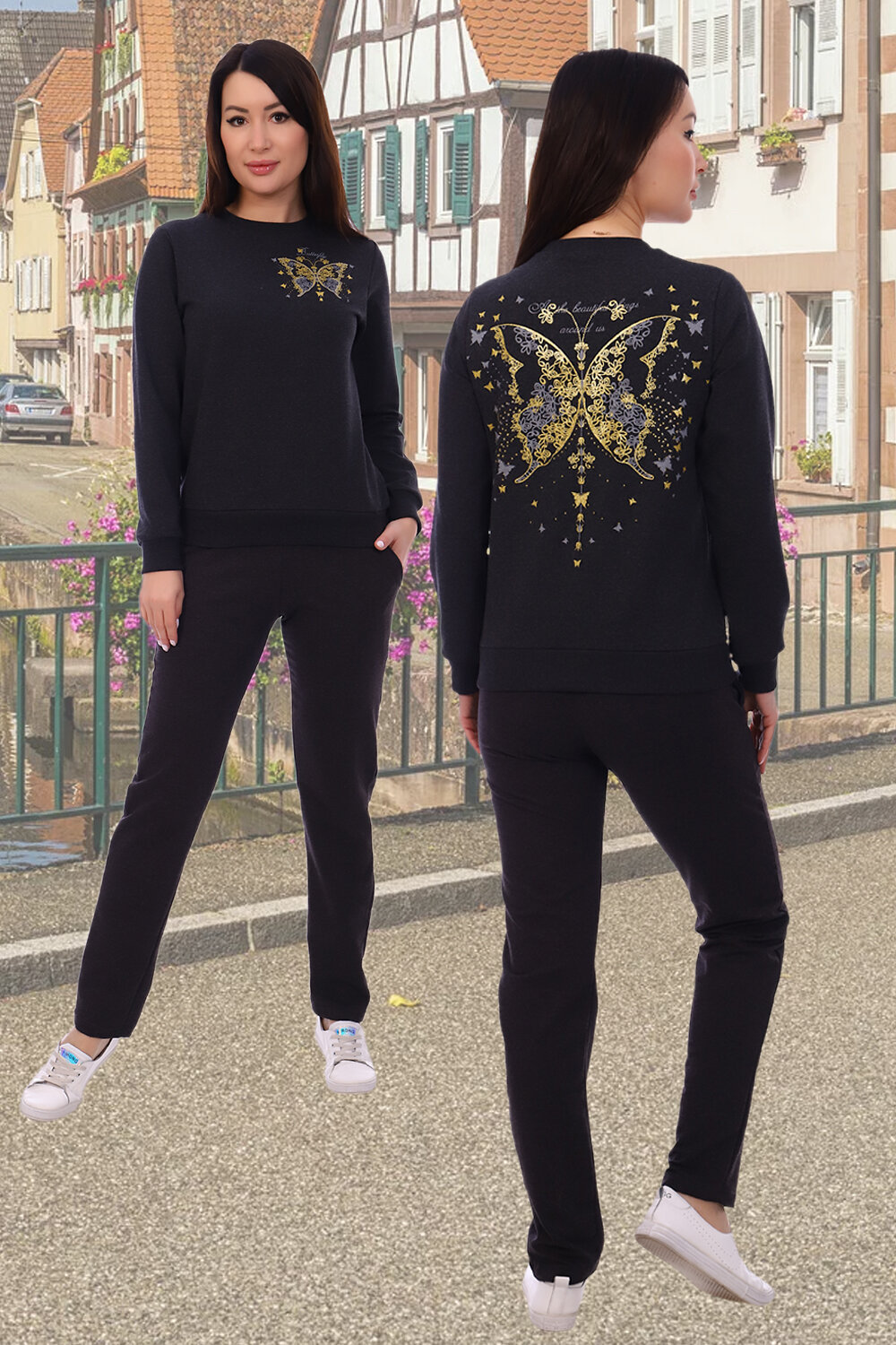 Натали Костюм 355870 Костюм Дубай антрацит