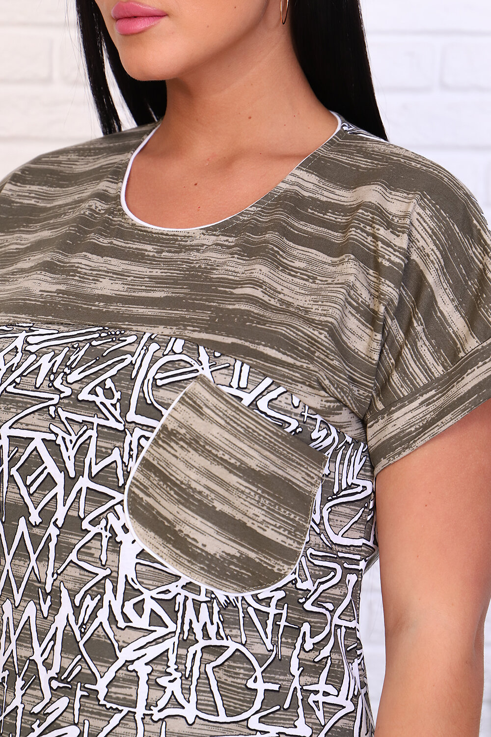 Натали Туника 355992 Туника Касатка зеленый