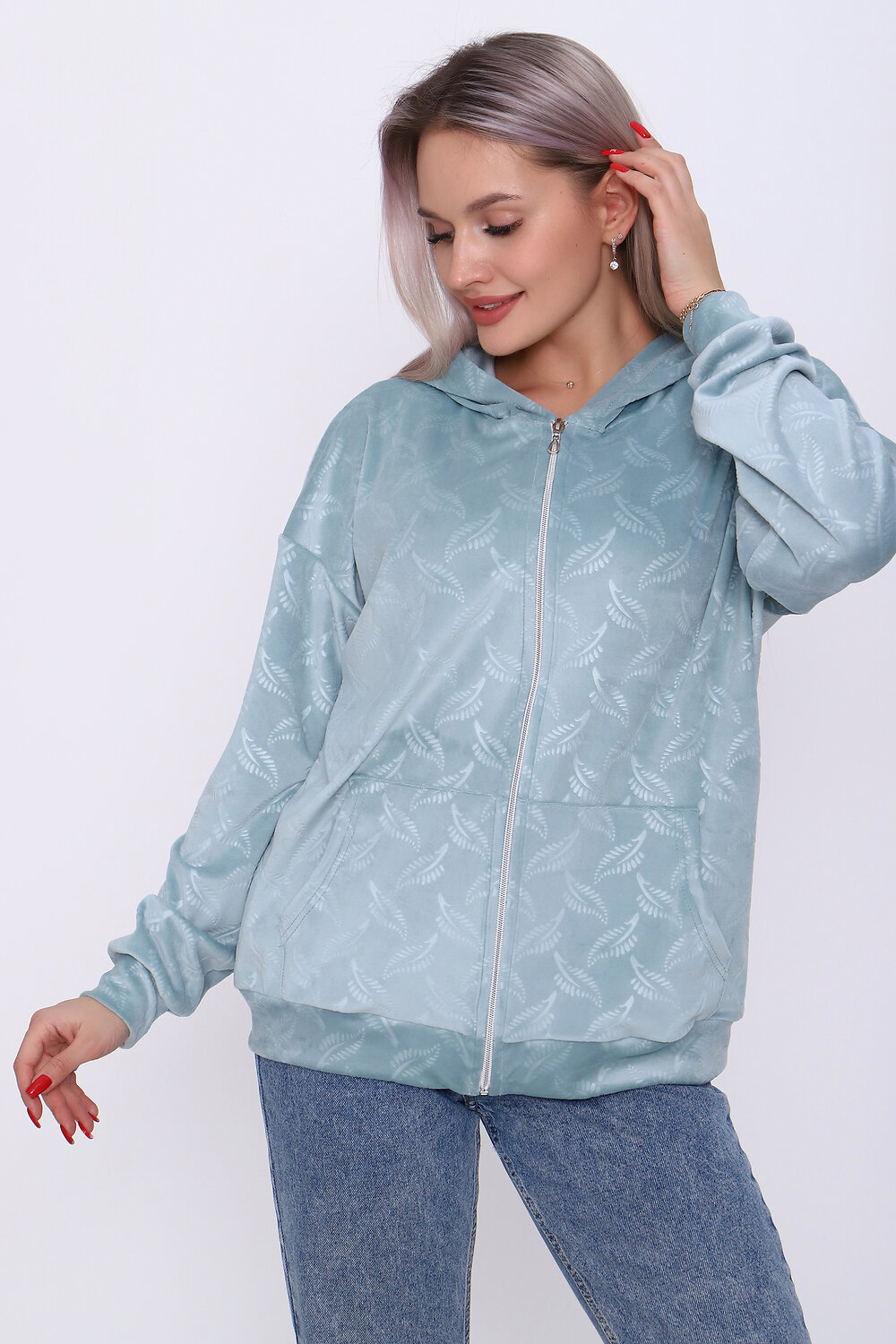 Натали Толстовка 362988 20673 зеленый