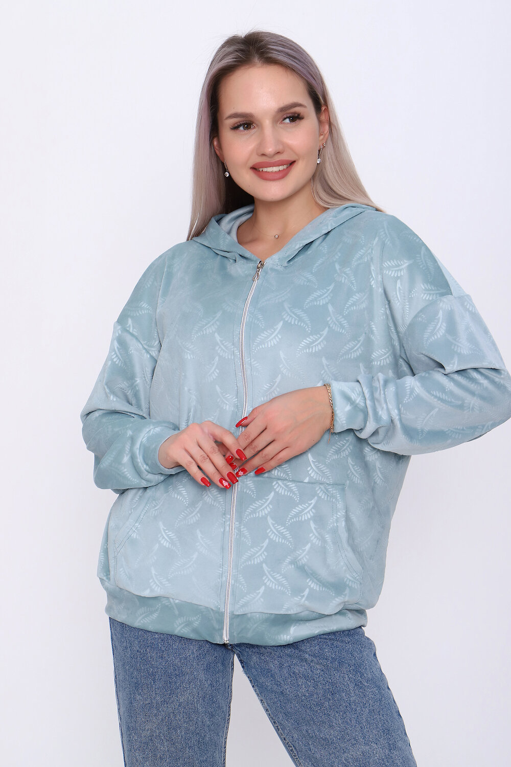 Натали Толстовка 362988 20673 зеленый