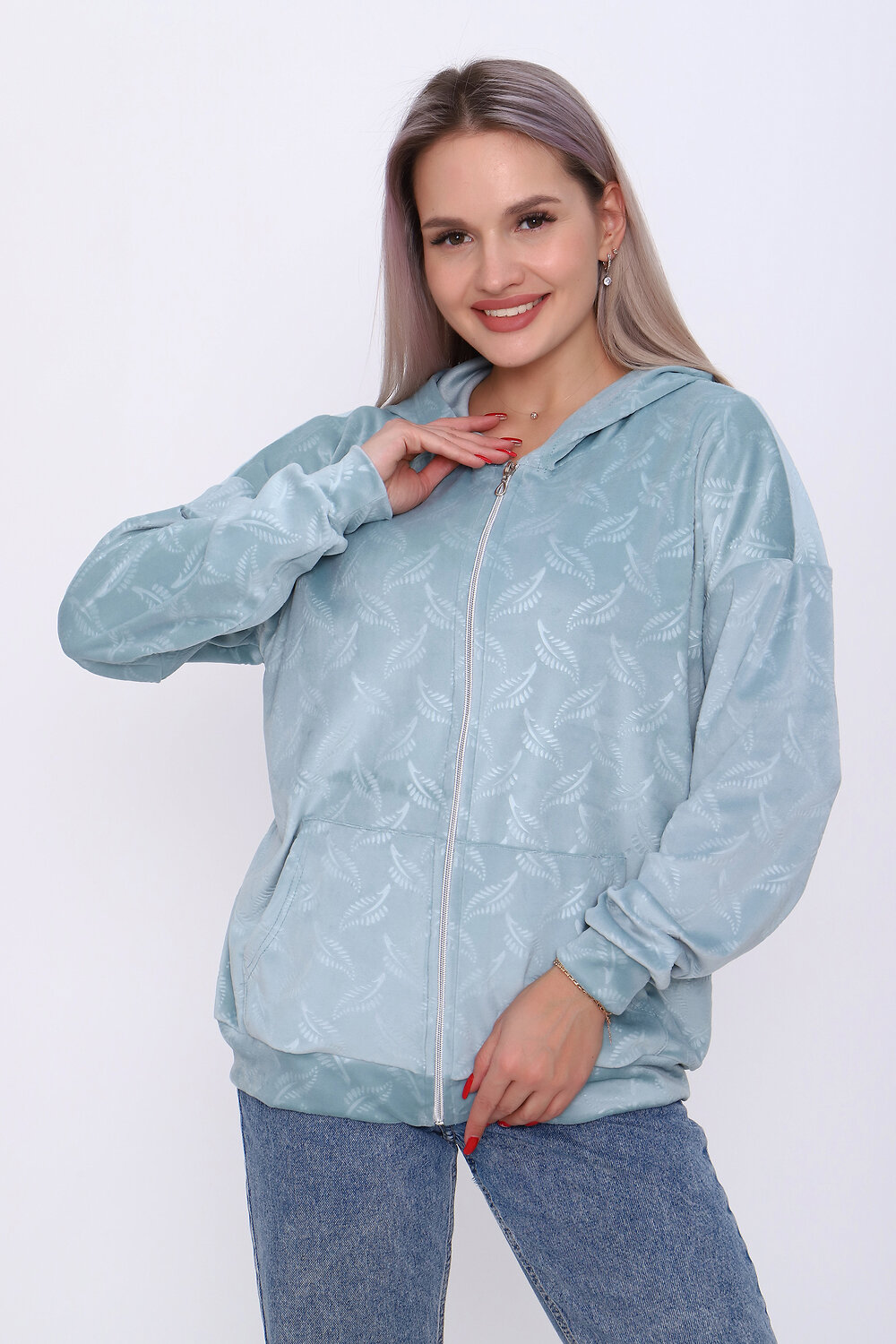 Натали Толстовка 362988 20673 зеленый