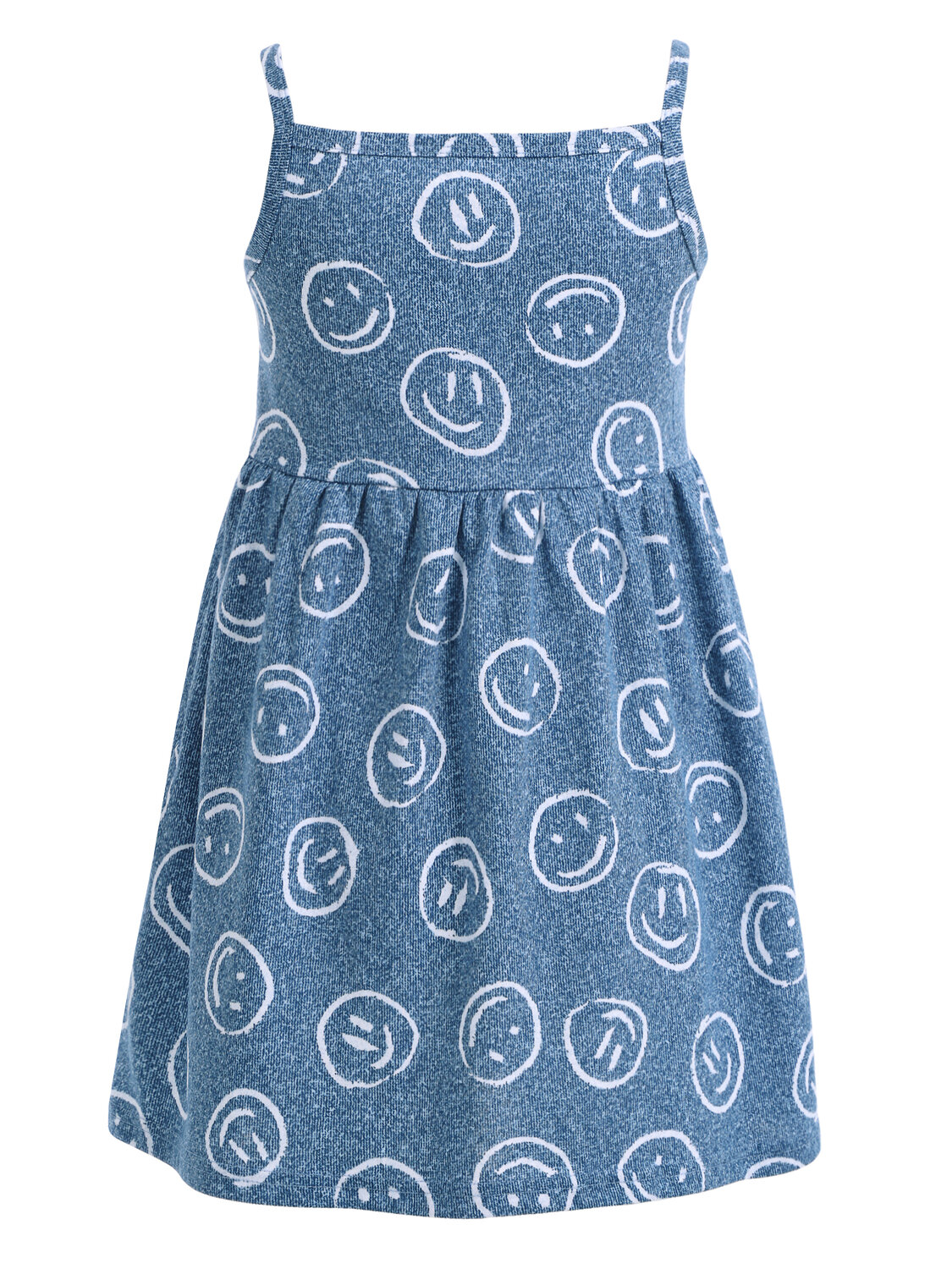 Апрель Сарафан 376706 1ДПС4407001н смайлики на джинсе