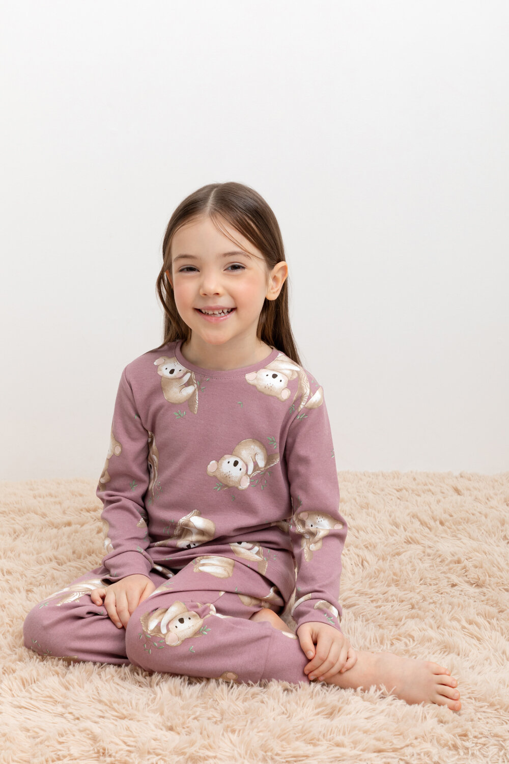 CROCKID Пижама 378352 К 1552 морозная вишня, коалы