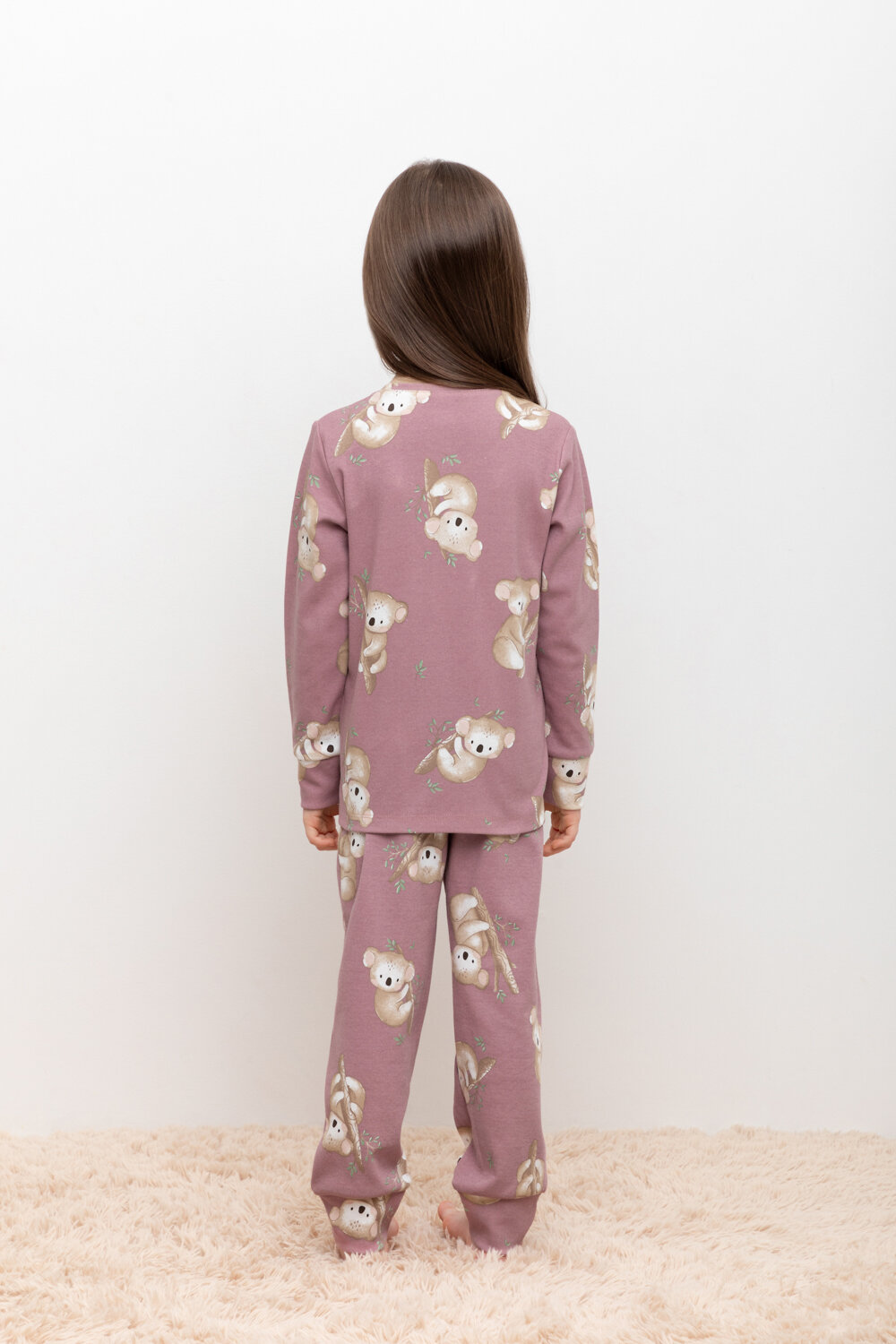 CROCKID Пижама 378352 К 1552 морозная вишня, коалы