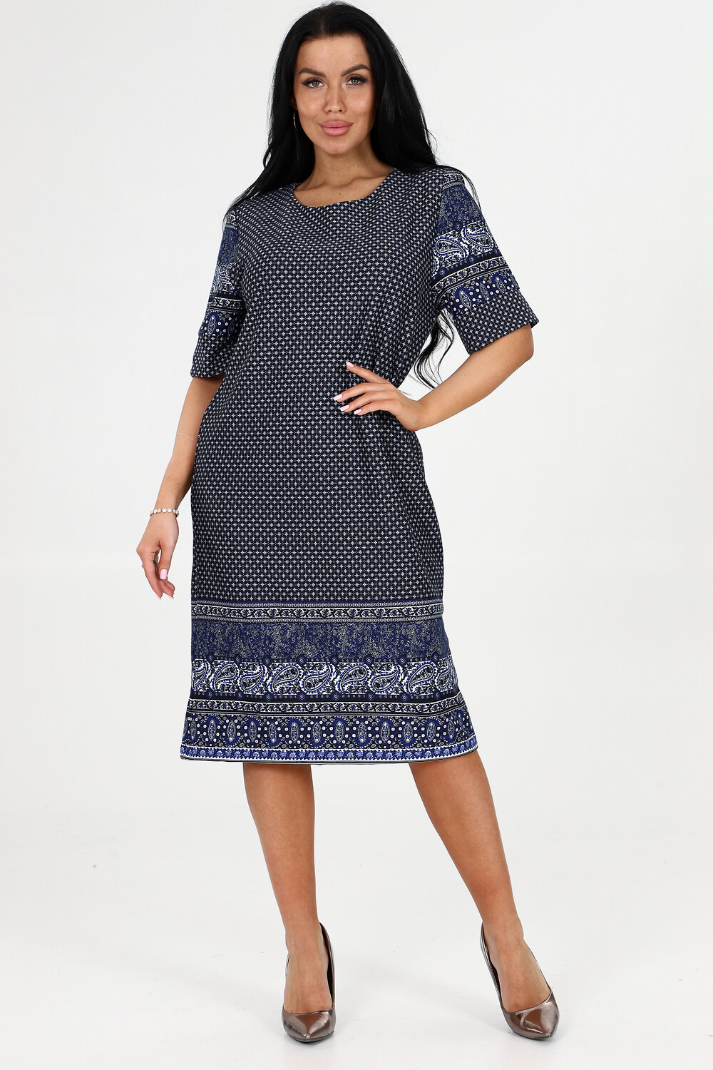 Натали Платье 384225 52255 синий