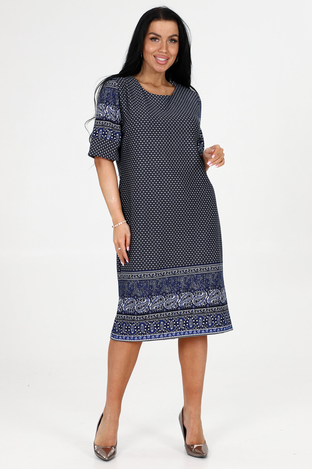 Натали Платье 384225 52255 синий