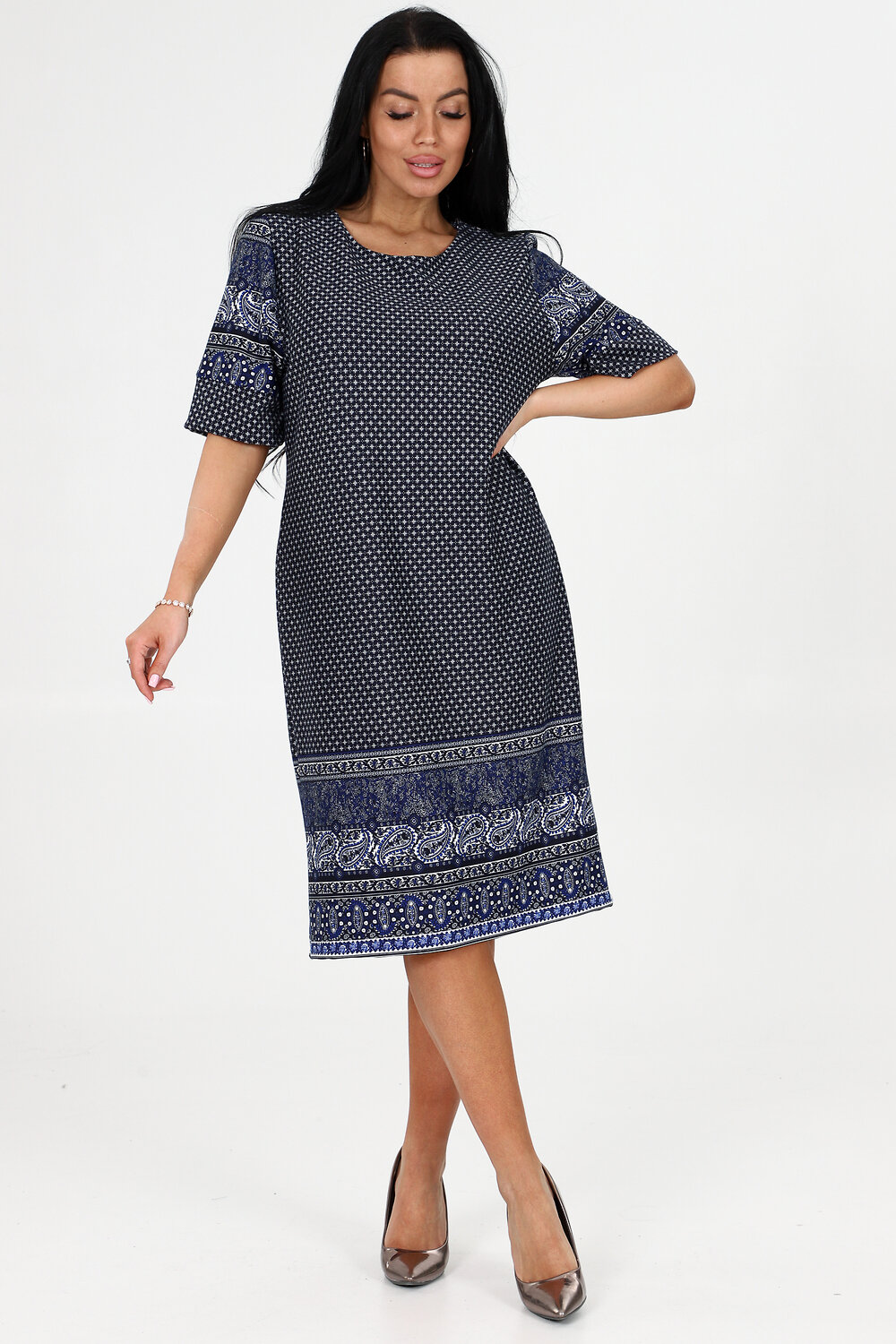 Натали Платье 384225 52255 синий