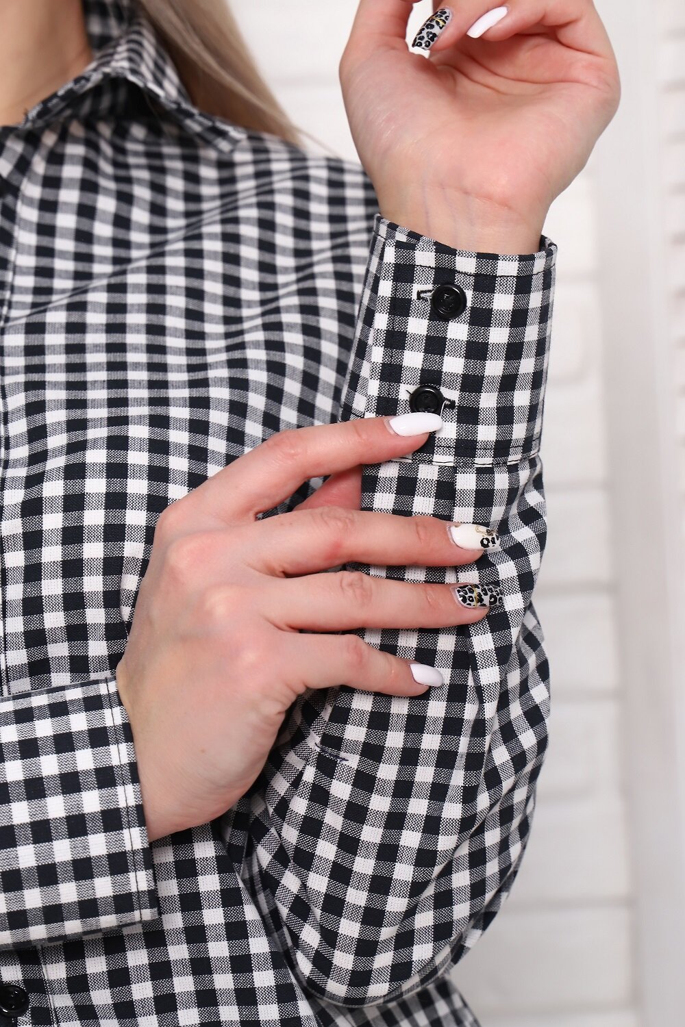 Натали Туника 387542 57064 черно-белый