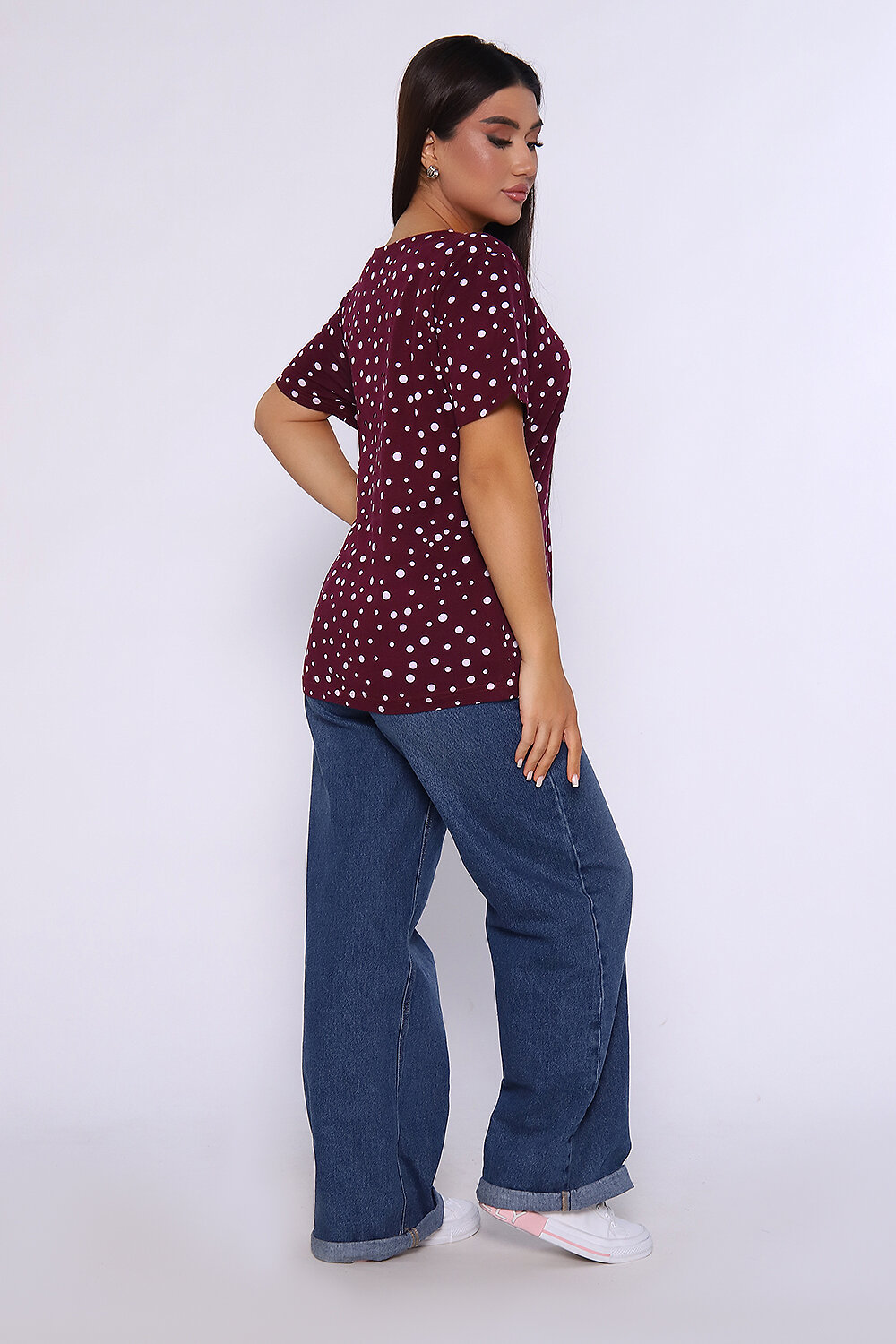 Натали Туника 392237 24281 бордовый