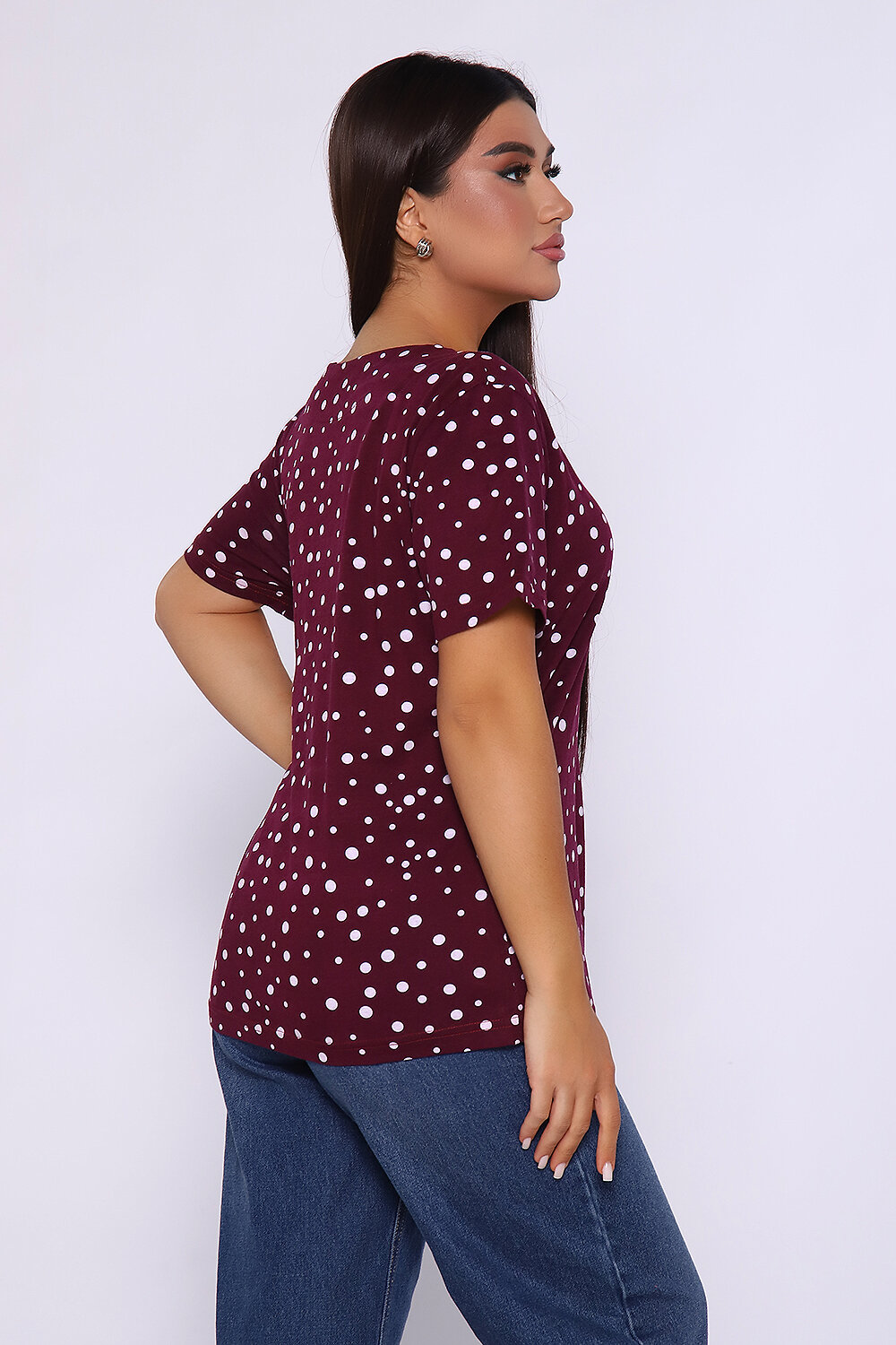 Натали Туника 392237 24281 бордовый