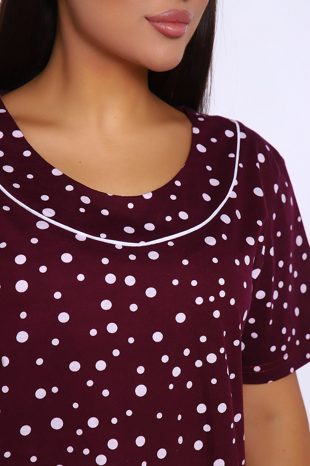 Натали Туника 392237 24281 бордовый