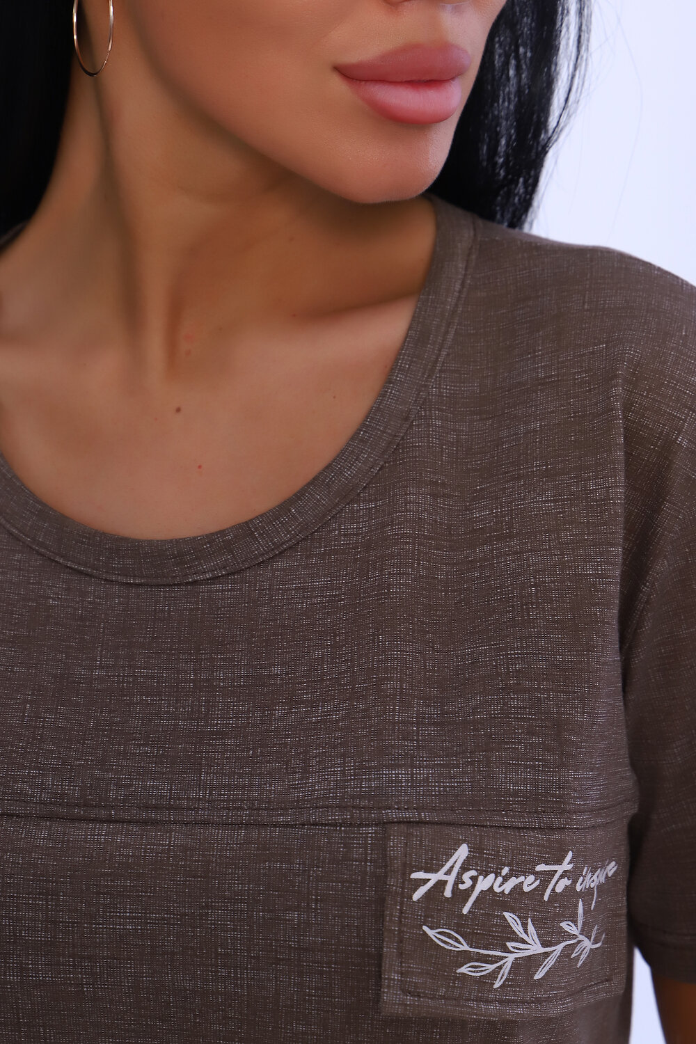 Натали Туника 392255 65056 коричневый