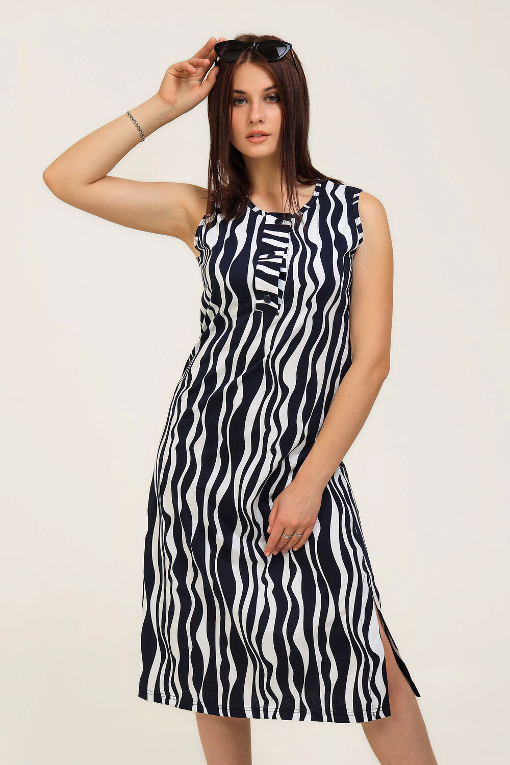 Натали Сарафан 393244 21587 синие волны