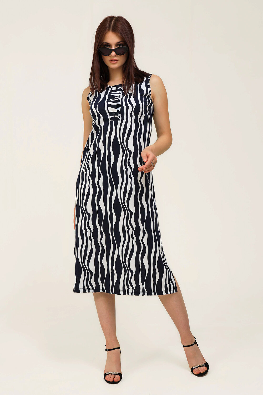 Натали Сарафан 393244 21587 синие волны