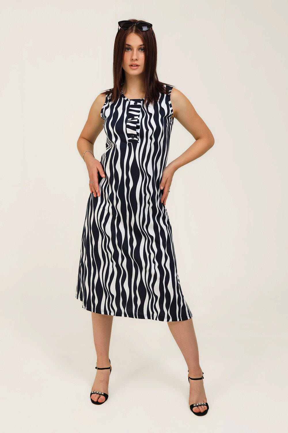 Натали Сарафан 393244 21587 синие волны