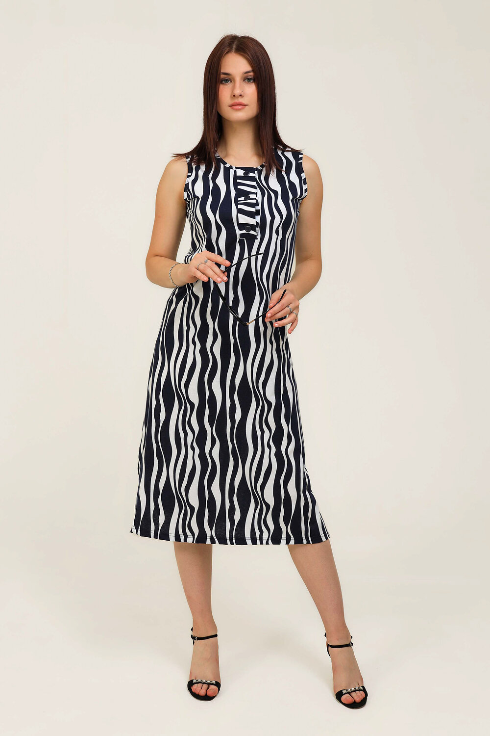 Натали Сарафан 393244 21587 синие волны