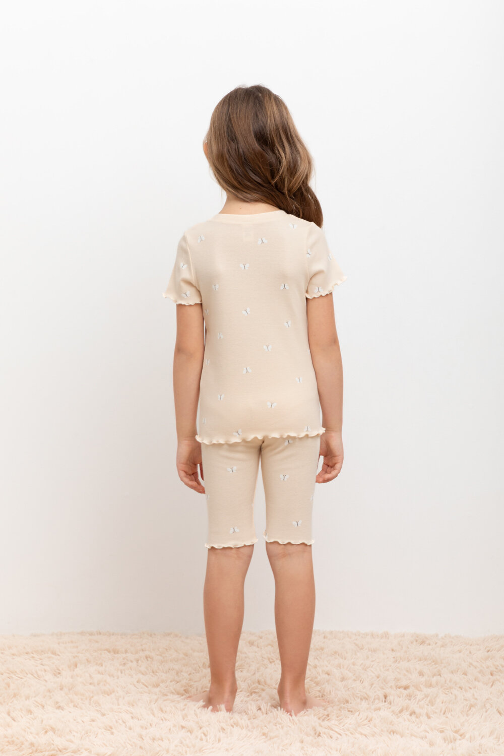 CROCKID Пижама 393573 К 1632-1 персиковый зефир, бабочки