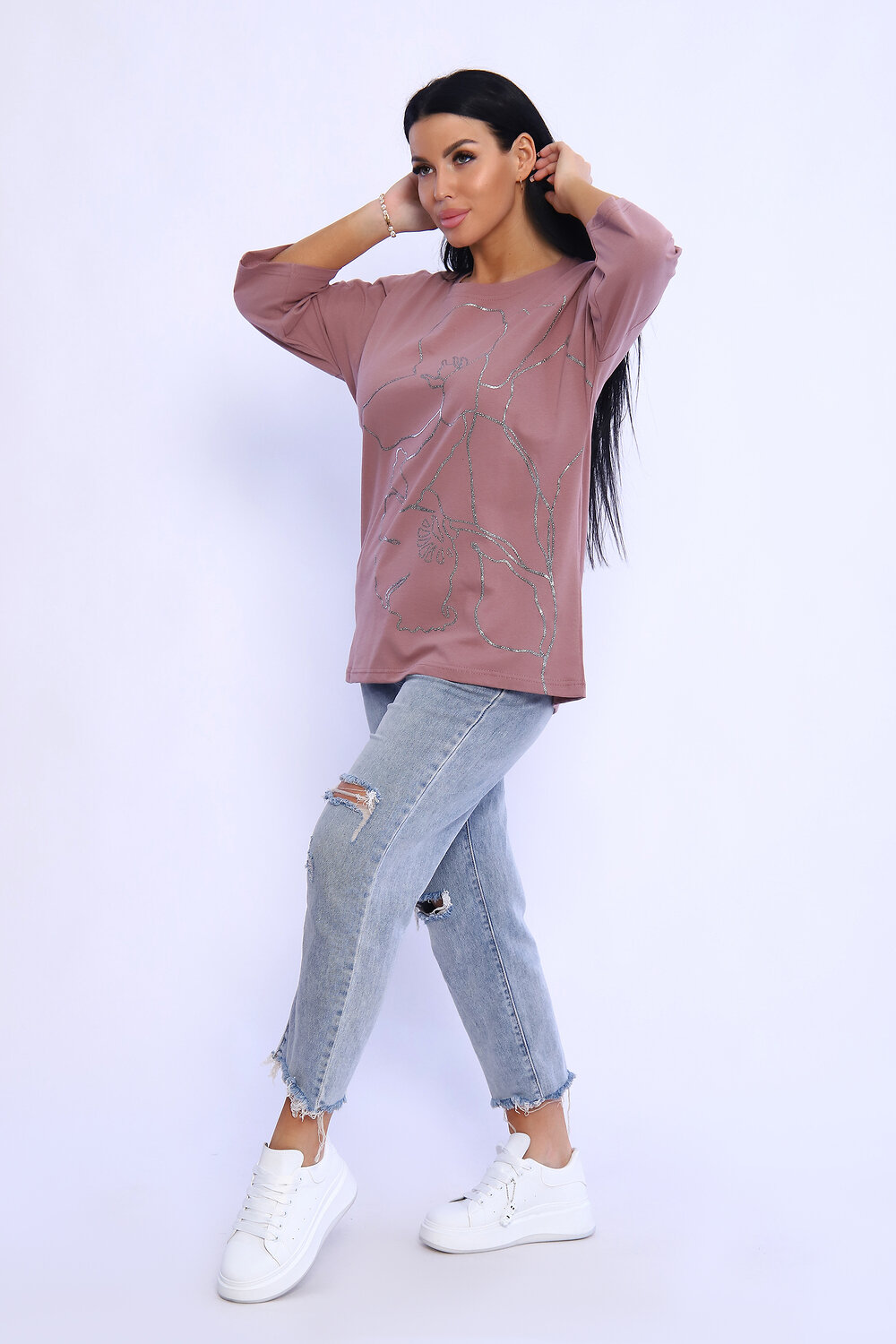 Натали Туника 394757 80028 лиловый