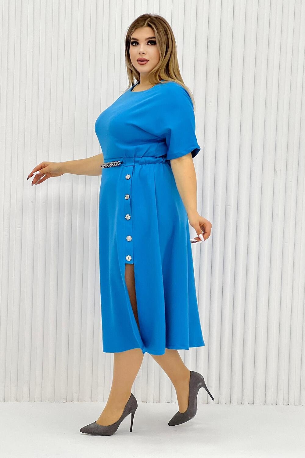 Натали Платье 396496 52319 голубой