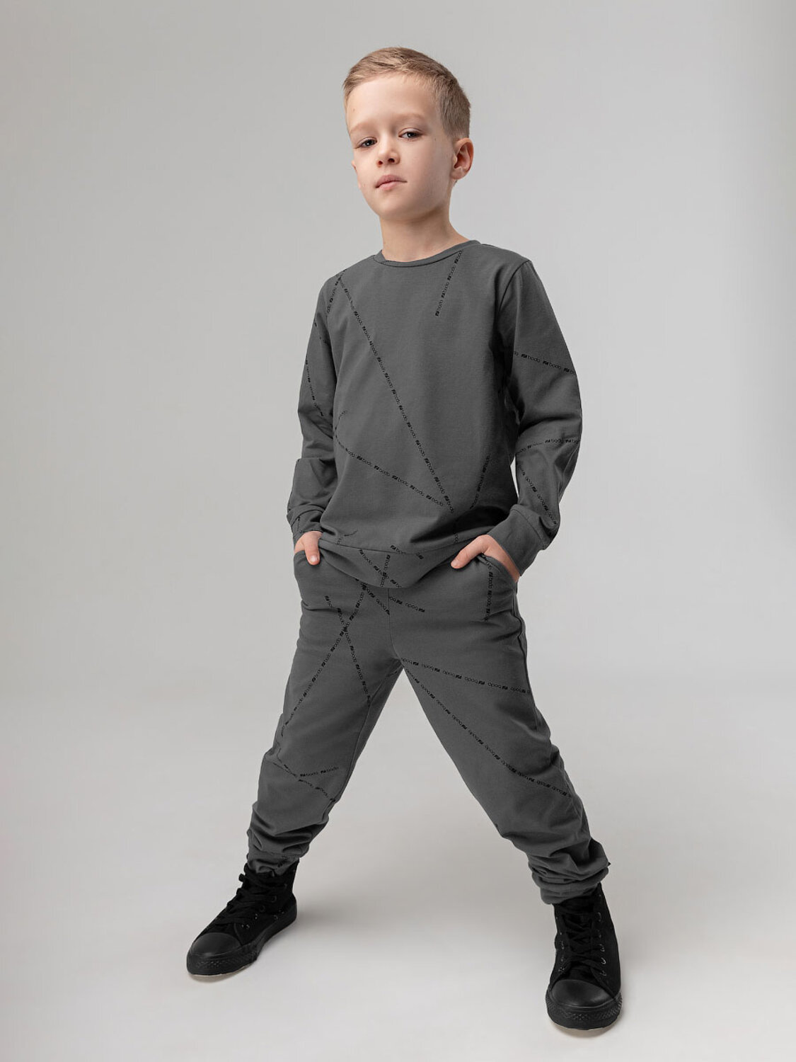 Bodo Костюм 397136 11-263МU серый (черный)