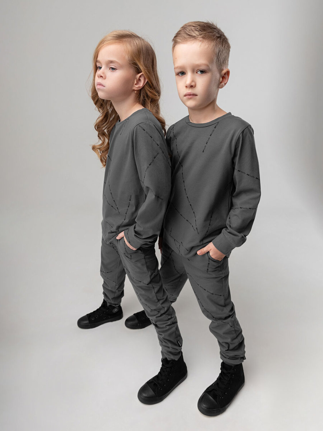 Bodo Костюм 397136 11-263МU серый (черный)