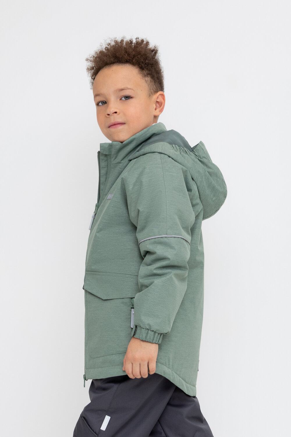 CROCKID Куртка 398258 ВК 30097/3 ГР зеленый чай