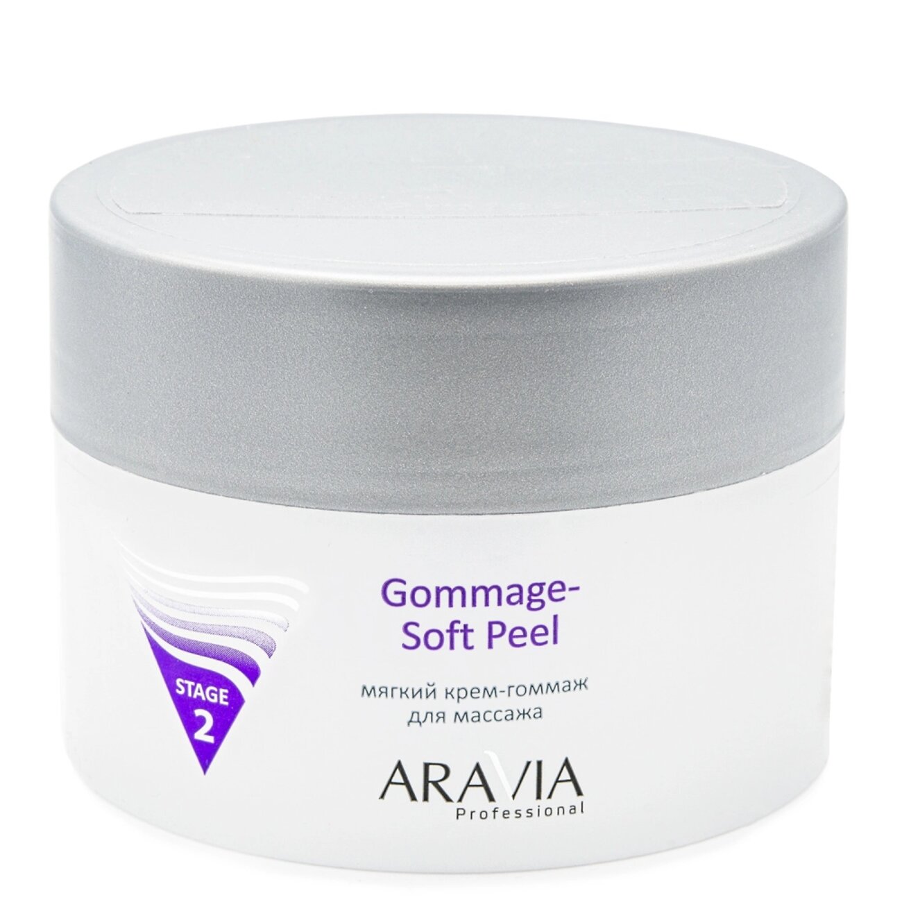 398814 Оргсбор 13% весь январь!!!!!ARAVIA Professional Мягкий крем-гоммаж для массажа Gommage - Soft Peel, 150 мл/12,