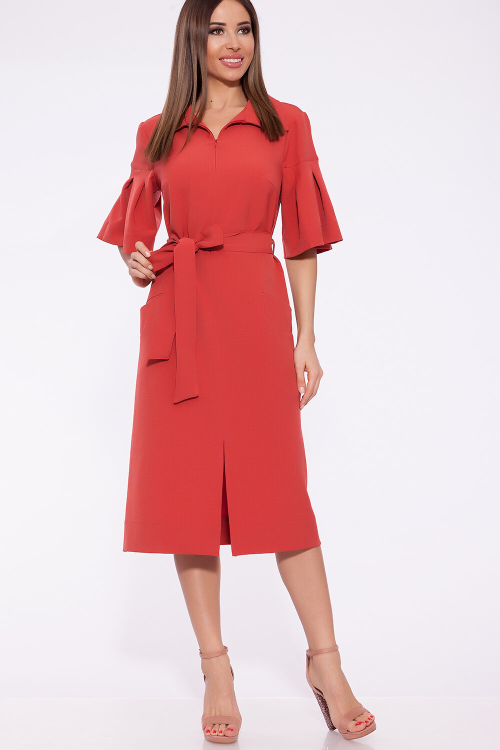 VISERDI Платье 64202 1737-трк 4591115 Терракотовый