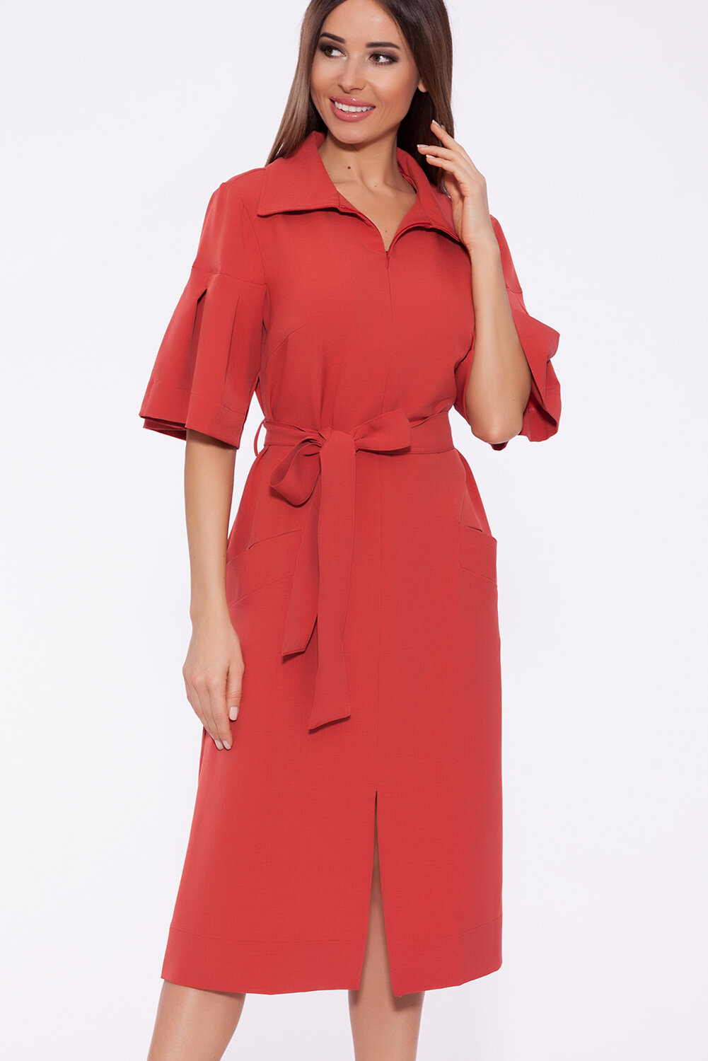 VISERDI Платье 64202 1737-трк 4591115 Терракотовый