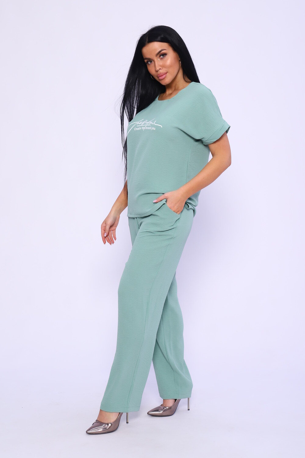 Натали Костюм 404089 52321 мятный