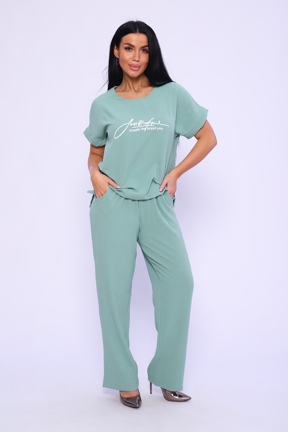 Натали Костюм 404089 52321 мятный