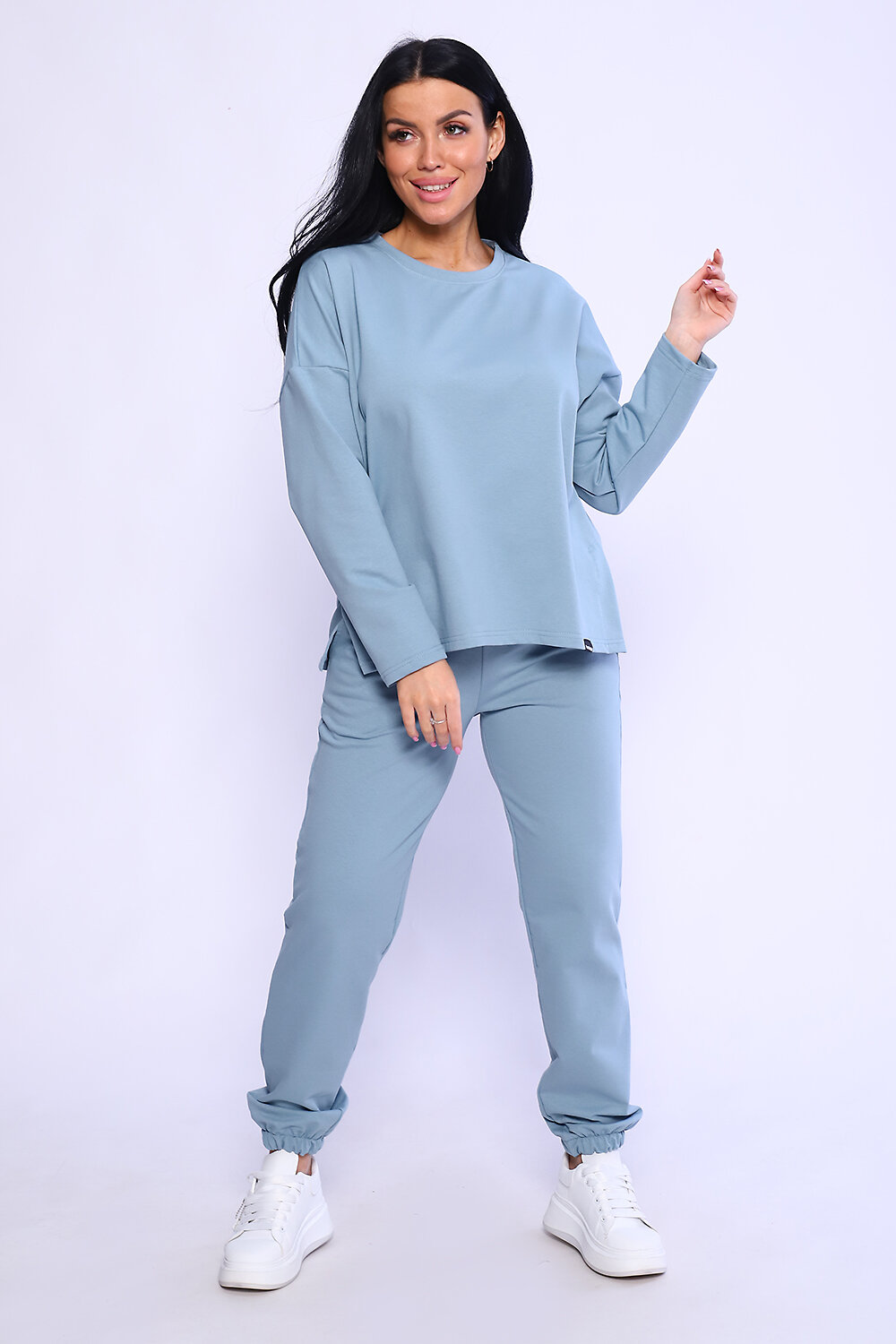 Натали Костюм 404258 80024 серо-голубой