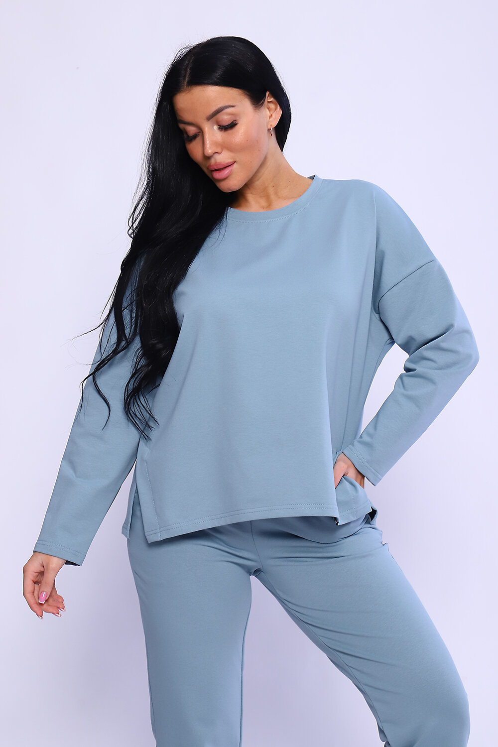 Натали Костюм 404258 80024 серо-голубой