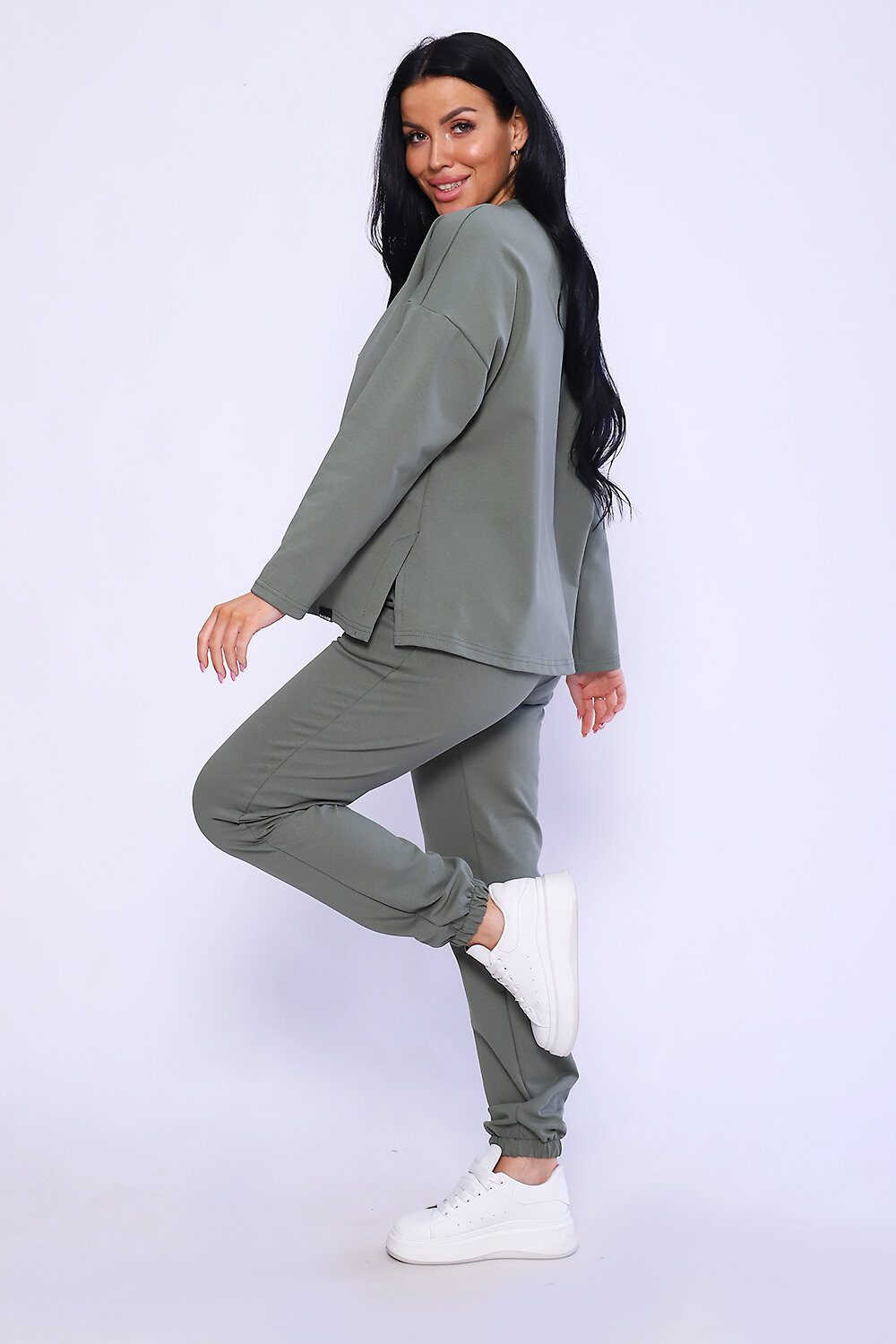 Натали Костюм 404259 80024 оливковый