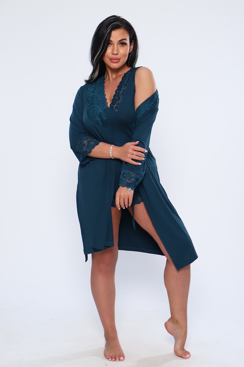 Натали Халат 404335 78518 изумруд