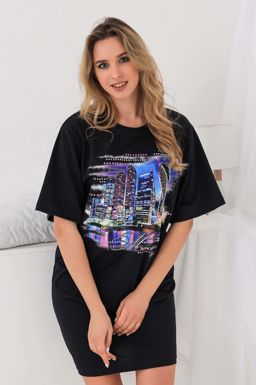 Натали Туника 404480 21582 темно-синий