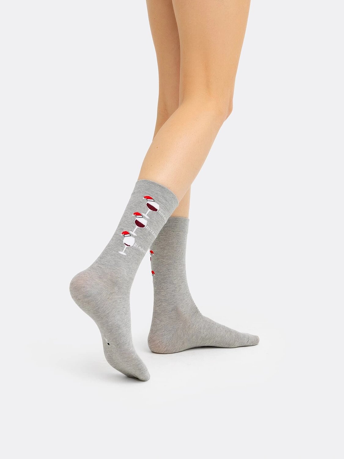 MARK FORMELLE Женские носки 404778 3008K-2185 серый меланж