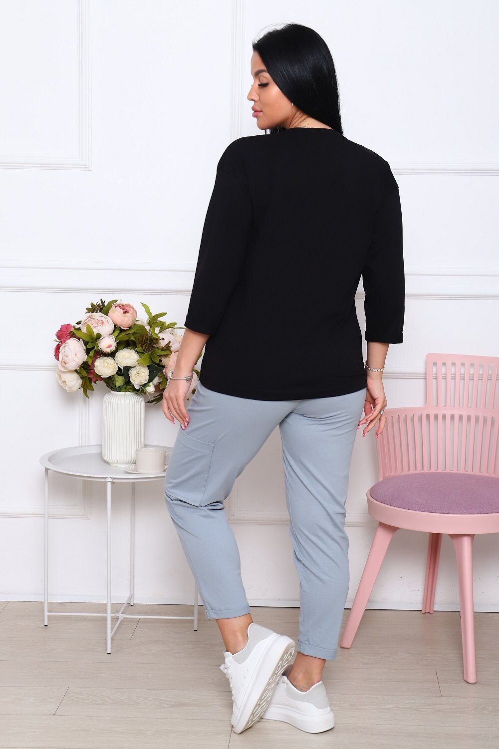 Натали Костюм 405886 57076 черный,серый