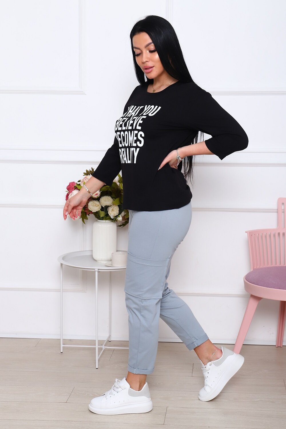 Натали Костюм 405886 57076 черный,серый